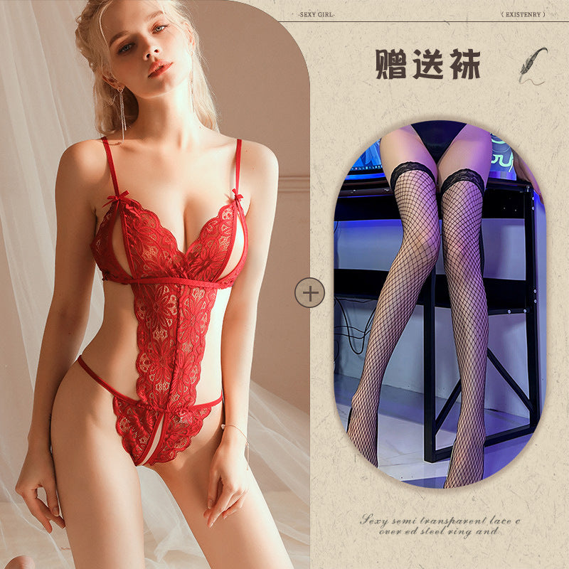 Lace Cut-out Bodysuit