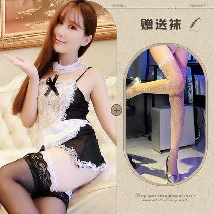 Maid Lace Apron Set