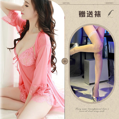 Plus Size Sheer Chemise