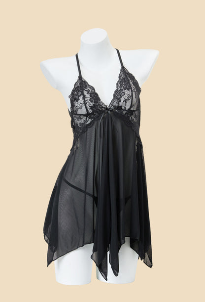 Mesh See-through Dress