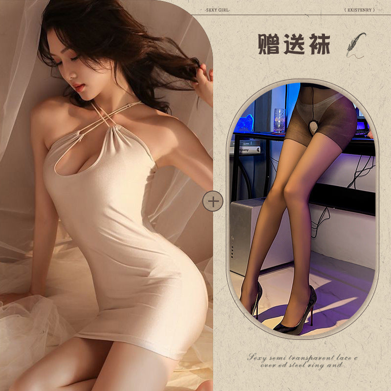 Secretary Lace Teddy Set