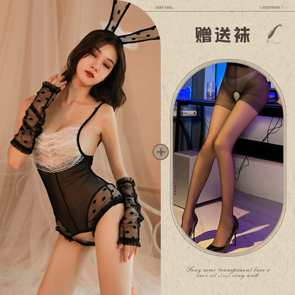 Bunny Open Crotch Set 