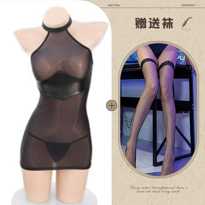 Sheer Secretary Dress