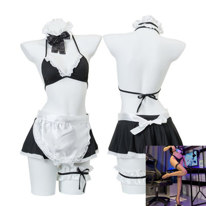 Maid Open Crotch Set